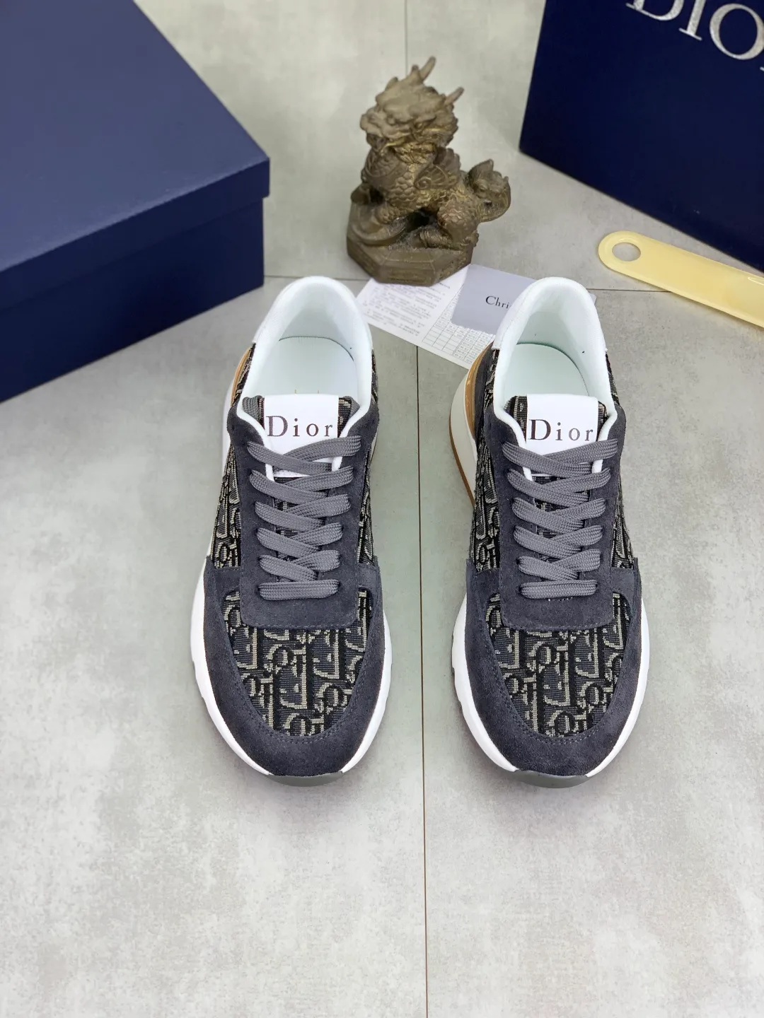 Men's Men's Shoes💰P440💰[New Style]🆘[Dior] 2025 Dior Original Lace-up Low-top Men's Shoes Classic casual shoes 🔥This model is the official classic model with high quality and made by famous original designers. It is made of high-quality cowhide with original materials➕comfortable and breathable mesh lining➕pigskin insole. The perfect last shape and generous and fashionable design have attracted many consumers and are suitable for drivers to drive🚗. What you want is the best quality in the market. Color: 4️⃣Color Code number: 38--44 (45 customized)